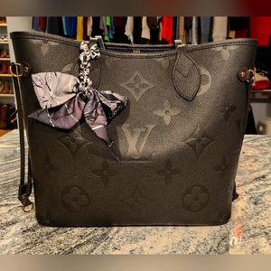 Louis Vuitton Neverfull MM Black Empreinte
